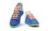 รองเท้าบาสเก็ตบอล Nike PG 3 NASA EP Royal Blue Green Grey Orange Paul George AO2608-402