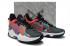 2021 Nike PG 5 EP Siyah Parlak Kızıl Çok Renkli CW3146-505,ayakkabı,spor ayakkabı