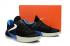 Nike Zoom Live EP 2017 Noir Bleu Chaussures de basket-ball pour hommes 911090-014