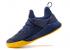 Nike Zoom Shift Men Basketball Shoes Deep Blue Yellow 897653