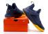 Nike Zoom Shift Men Basketball Shoes Deep Blue Yellow 897653