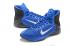 Nike Prime Hype DF 2016 EP Azul Preto Branco Tênis de basquete masculino 844788
