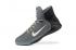 Nike Prime Hype DF 2016 EP Grau Schwarz Weiß Herren-Basketballschuhe 844788