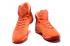 Tênis de basquete masculino Nike Prime Hype DF 2016 EP laranja vermelho amarelo 844788