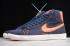 2020 Mens Nike Mid QS HH Dark Blue Orange LJ6809 006A