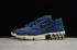 Stussy x Nike Air Zoom Spiridon Cage 2 Biru Tua Hitam Krem CQ5486-600 2020