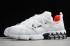 2020 Stussy x Nike Zoom Spiridon Cage Kukini White Black Habanero Red CJ9918 100