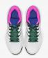 NikeCourt Air Zoom Vapor X White Platinum Tint Laser Fuchsia Black AA8030-102