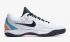 NikeCourt Zoom Cage 3 White Light Carbon Light Blue Fury Obsidian 918193-104