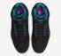 Nike Air Flight Lite II Mid Zwart Cyber Teal Rood Pruim DQ7687-002