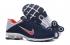 Sepatu Pria Nike Air Shox 628 Biru Tua Merah Putih