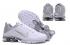 Nike Air Shox 628 Chaussures Homme Blanc Argent