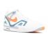 Nike Air Tech Challenge 2 Clay Blue Flat Burst Orange White Silver 643089-184