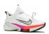 Nike Air Zoom Tempo Next Flyease White Multi Hyper Flash Crimson Aura Violet Spruce CV1889-102