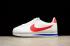 Nike Classic Cortez Leather Casual Shoes Blanc rouge 807471-103