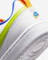 Nike Court Borough 2 SE GS 白色中藍色岩漿橙原子綠 DQ7770-100