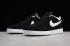 Sepatu Basket Kulit Nike Court Borough Rendah Hitam Putih 838937-010