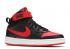Nike Court Borough Mid 2 Gs Bred Bianche Nere University Rosse CD7782-003