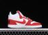 Nike Court Borough Mid GS White Gym Red Black 839977-103