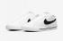 Nike Court Legacy Canvas สีขาว สีดำ Swoosh CW6539-101