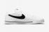 Nike Court Legacy Canvas Hvid Sort Swoosh CW6539-101