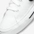 Nike Court Legacy Canvas Blanco Negro Swoosh CW6539-101