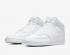 Nike Court Vision Mid Triple White Running Shoes CD5466-100