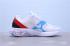 Nike Epic Joyride Run FK Flyknit Blanc Rouge Royal Bleu Nouvelle version AQ2831-610