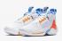Nike Jordan Why Not Zero.2 Wit Tidal Blue Signaalblauw Total Crimson AO6219-100