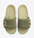 Nike Offcourt Slide Medium Olive Black Wheat Gold DQ9624-200