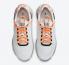 Nike React Live Branco Brilhante Laranja Preto CV1772-102