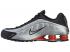 Nike Shox R4 Sportschoenen Zwart Zilver Oranje 104265-065
