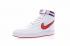 Nike Vandal High Supreme Blanc Rouge-Deep Royal Bleu Baskets Chaussures 318330-101