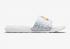 Sandały Nike Victori One Print Slides Pure Platinum Metallic Gold Wolf Grey CN9676-103