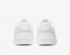 Scarpe Nike Court Vision Low Triple Bianche da Donna CD5434-100
