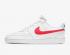Nike Donna Court Vision Low Bianche Bright Crimson Red CD5434-106