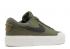 Nike Womens Court Legacy Lift Medium Olive Sail Orange Black Team DM7590-201