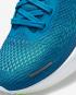 Nike ZoomX Invincible Run Flyknit Bleu Orbit Lime Glow Football Gris CT2228-401
