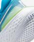 Nike ZoomX Invincible Run Flyknit Bleu Orbit Lime Glow Football Gris CT2228-401