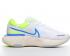 Nike ZoomX Invincible Run Flyknit White Cyber Fog Grey Racer Blue CT2228-101