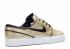 Nike Zoom Stefan Janoski L Br Gold Light Black White Gum Metallic 616490-702