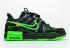 אוף-וויט x Air Rubber Dunk Green Strike שחור לבן CU6015-001