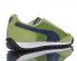 Puma Fast Rider Ride On Preto Verde Branco Masculino Sapatos Casuais 372840-01