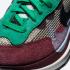 Sacai x Nike Vaporwaffle Villain Kırmızı Neptün Yeşil Siyah DD3035-200,ayakkabı,spor ayakkabı