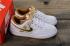 Wms Nike Vandal Low supreme Lt White Brown Gold Running Shoes 520018-106