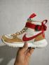 Nike DUNK SB High Skateboarding Chaussures Homme Lifestyle Chaussures Blanc Marron 313171
