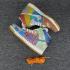 Giày Nike Dunk SB High Skateboarding Unisex Phong cách sống Giày màu xanh vàng 313171