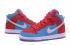 Nike DUNK SB Yüksek Kaykay Unisex Ayakkabı Lifestyle Ayakkabı Gök Mavisi Kırmızı Beyaz 313171,ayakkabı,spor ayakkabı