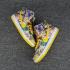 Nike DUNK SB High Skateboarding Sapatos Femininos Sapatos de Estilo de Vida Coloridos Amarelo Branco 313171