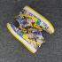 Nike DUNK SB High Skateboarding Sapatos Femininos Sapatos de Estilo de Vida Coloridos Amarelo Branco 313171